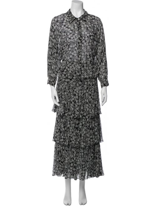 Dorothee Schumacher Printed Ruffle Embellishment Skirt Set