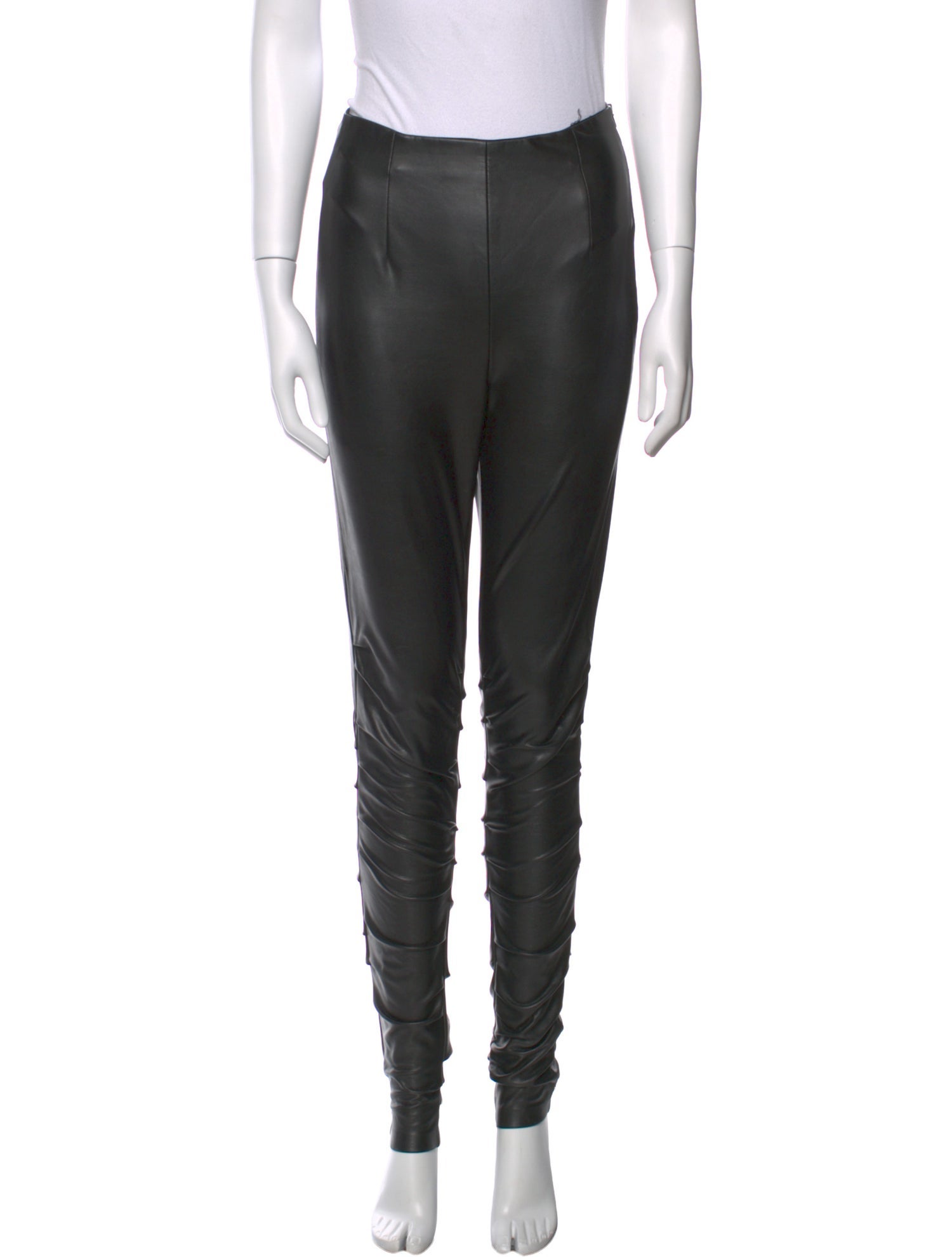 Dorothee Schumacher Faux Leather Skinny Leg Pants