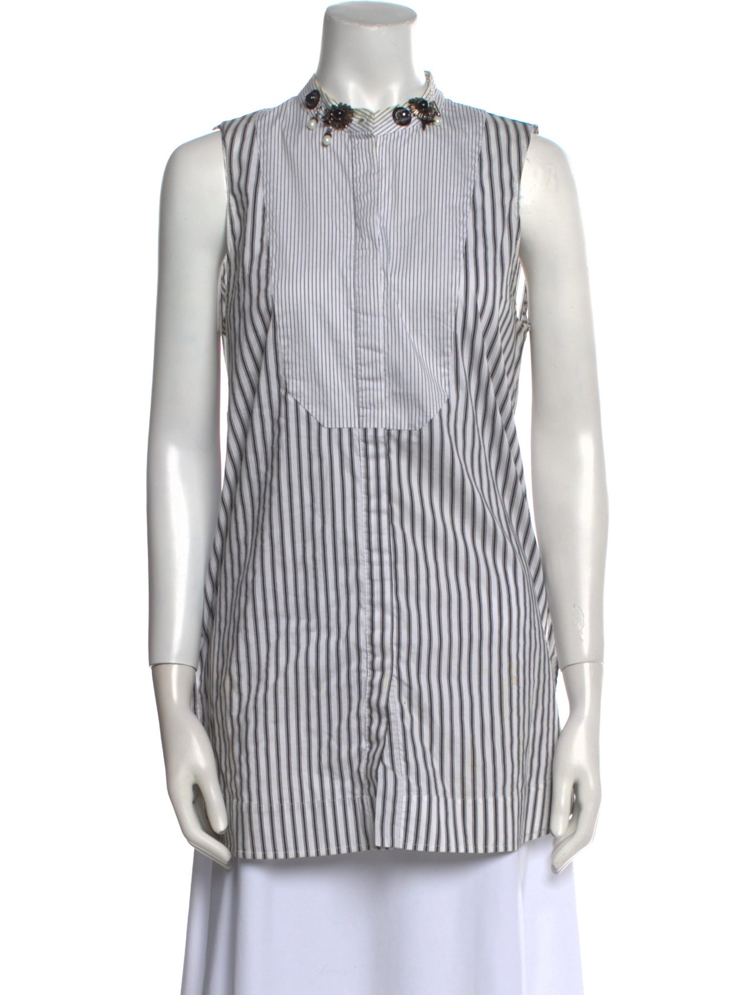 Dorothee Schumacher Striped Crew Neck Tunic