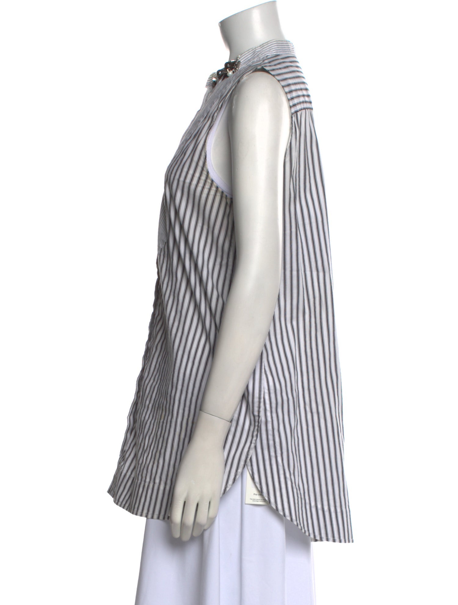 Dorothee Schumacher Striped Crew Neck Tunic