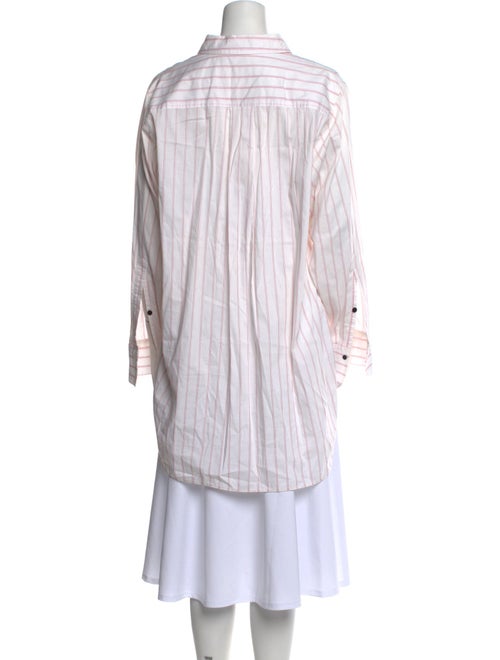 Dorothee Schumacher Striped Long Sleeve Button-Up Top