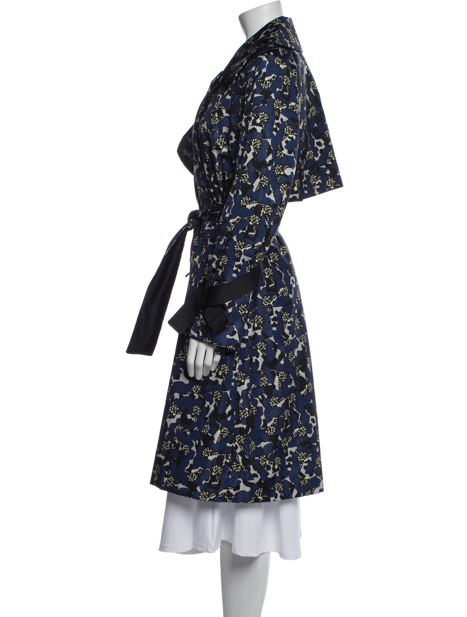 Dorothee Schumacher Floral Print Trench Coat