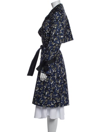 Dorothee Schumacher Floral Print Trench Coat