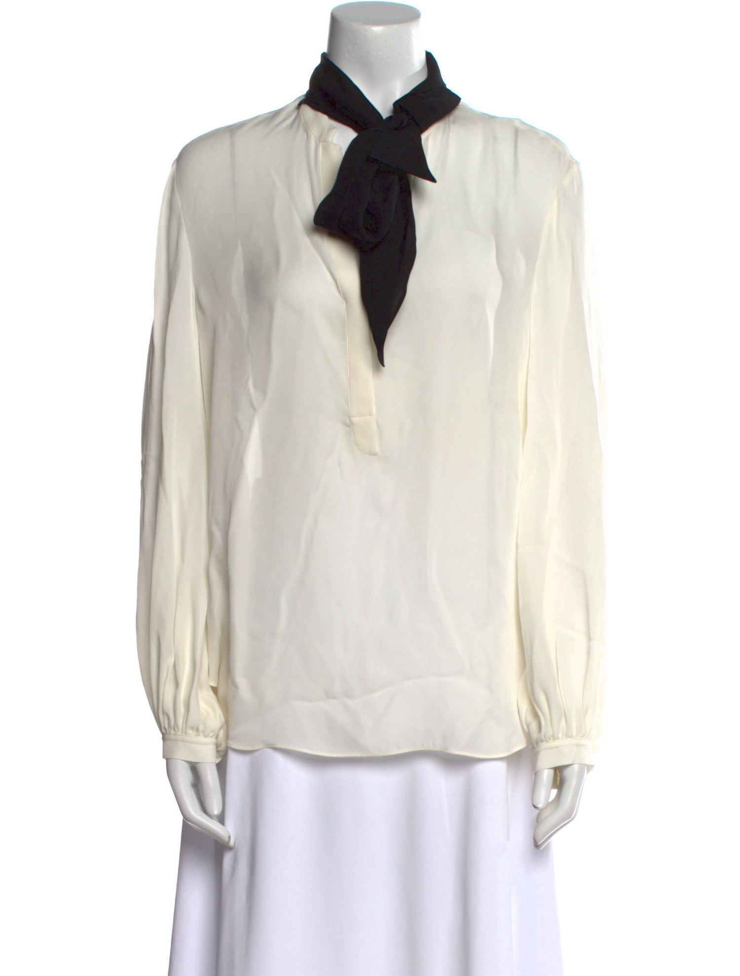Dorothee Schumacher Silk Tie Neck Blouse