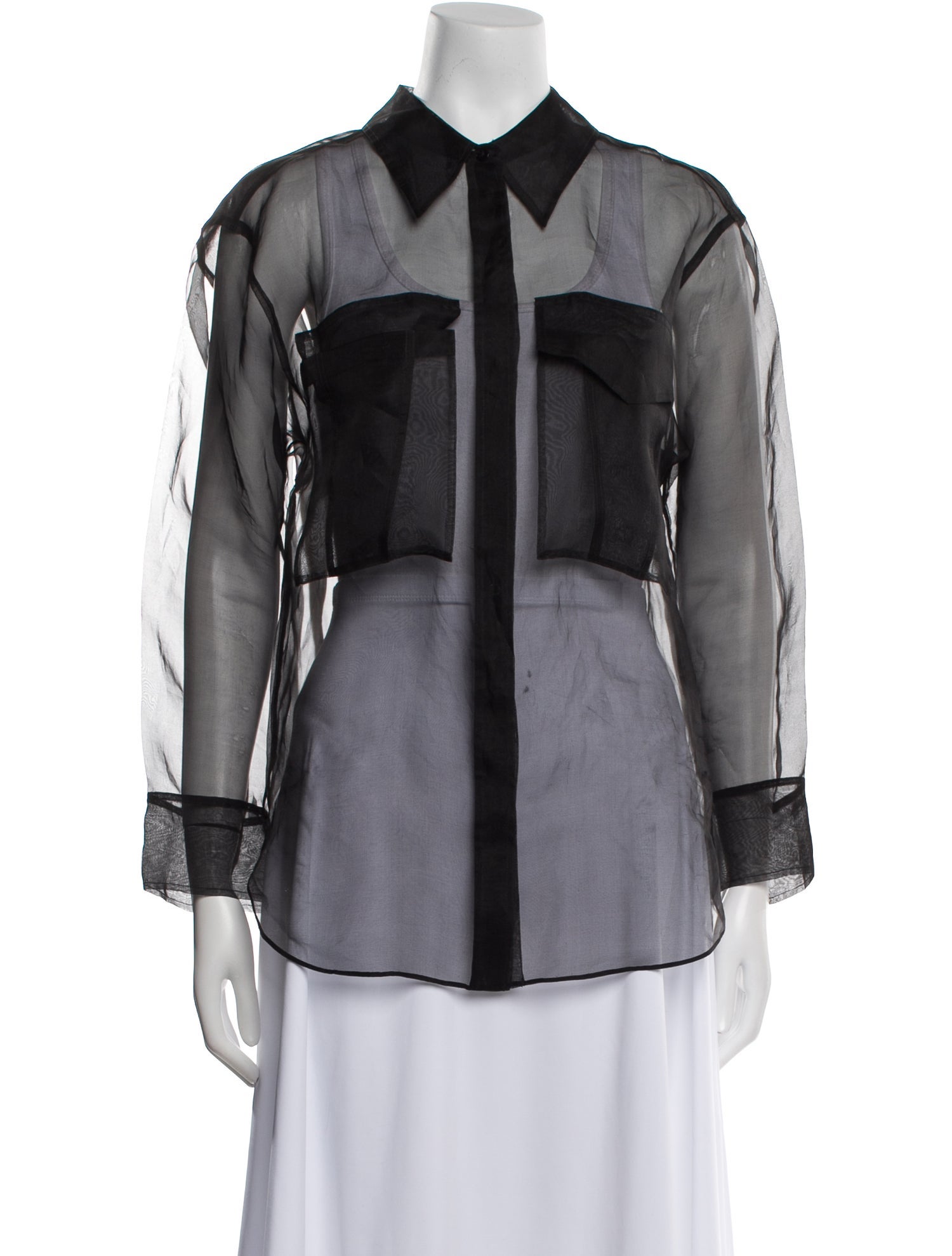 Dorothee Schumacher Long Sleeve Button-Up Top