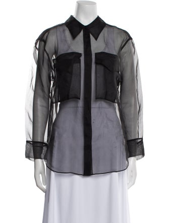 Dorothee Schumacher Long Sleeve Button-Up Top