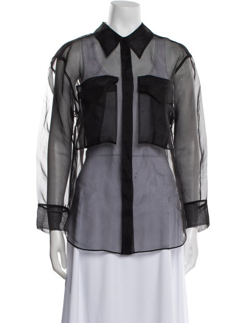 Dorothee Schumacher Long Sleeve Button-Up Top