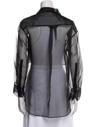 Dorothee Schumacher Long Sleeve Button-Up Top