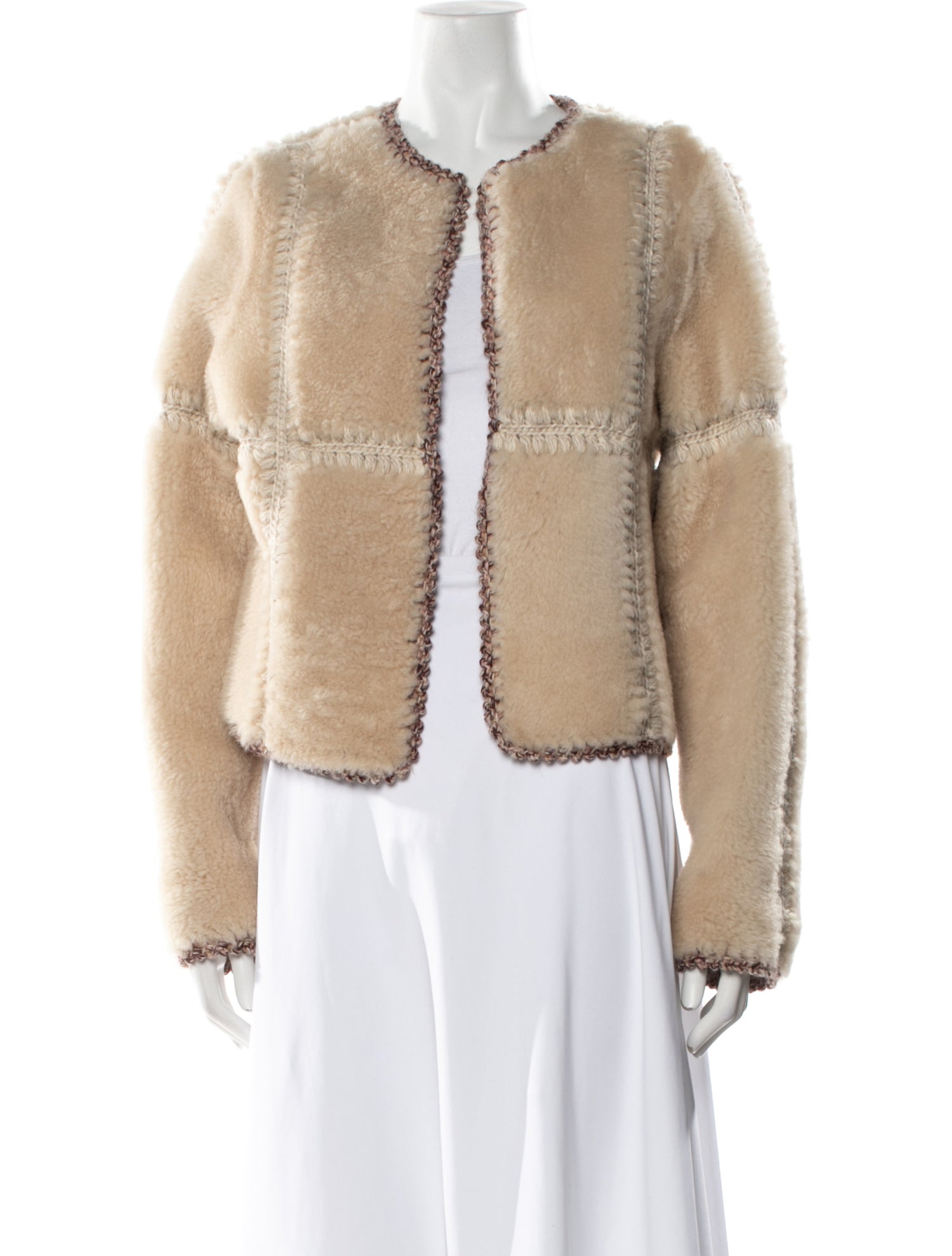 Dorothee Schumacher Leather Faux Fur Jacket