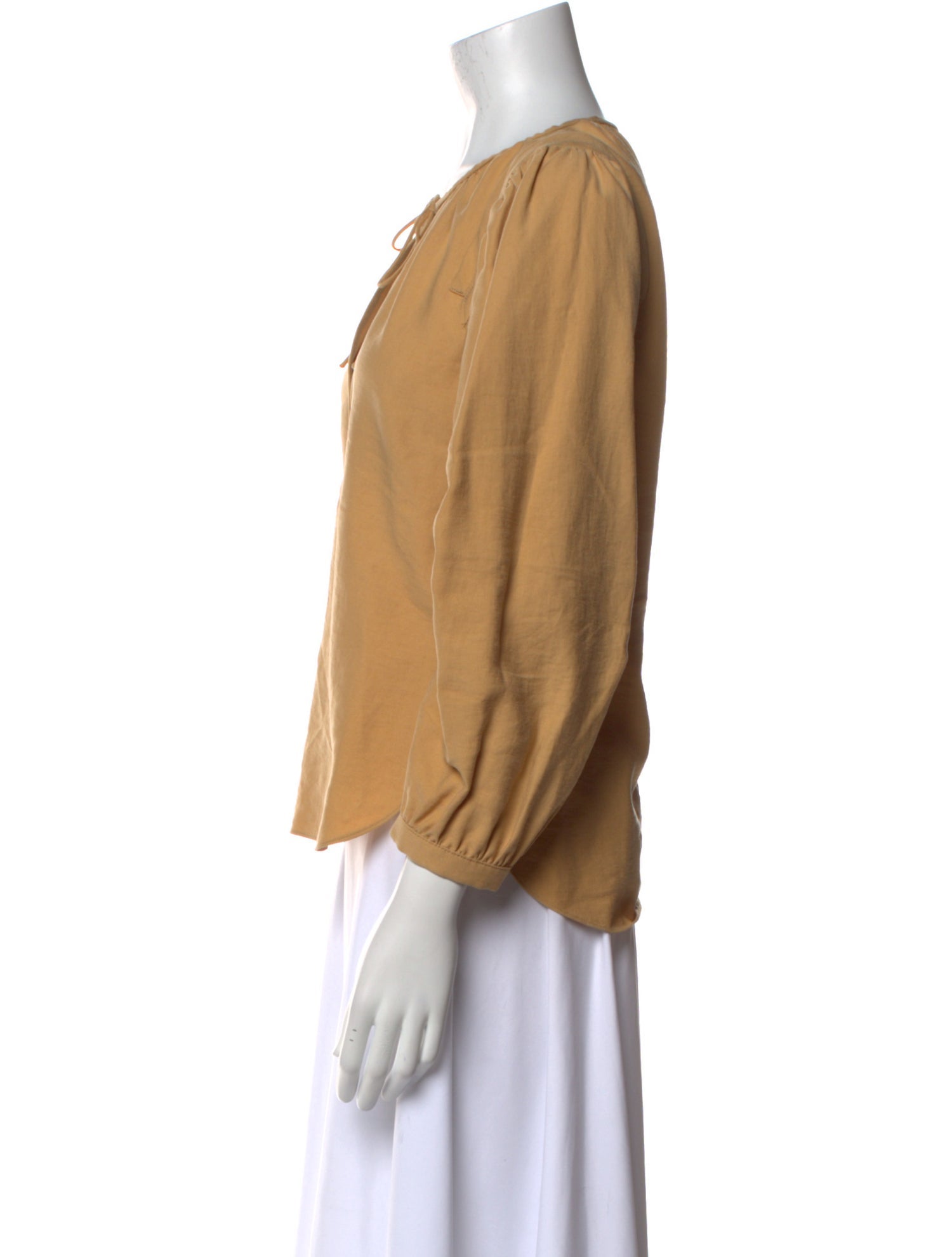 Dorothee Schumacher V-Neck Three-Quarter Sleeve Blouse