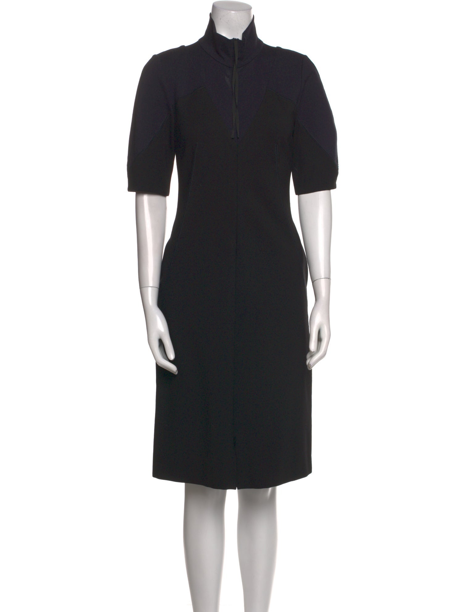 Dorothee Schumacher Mock Neck Knee-Length Dress