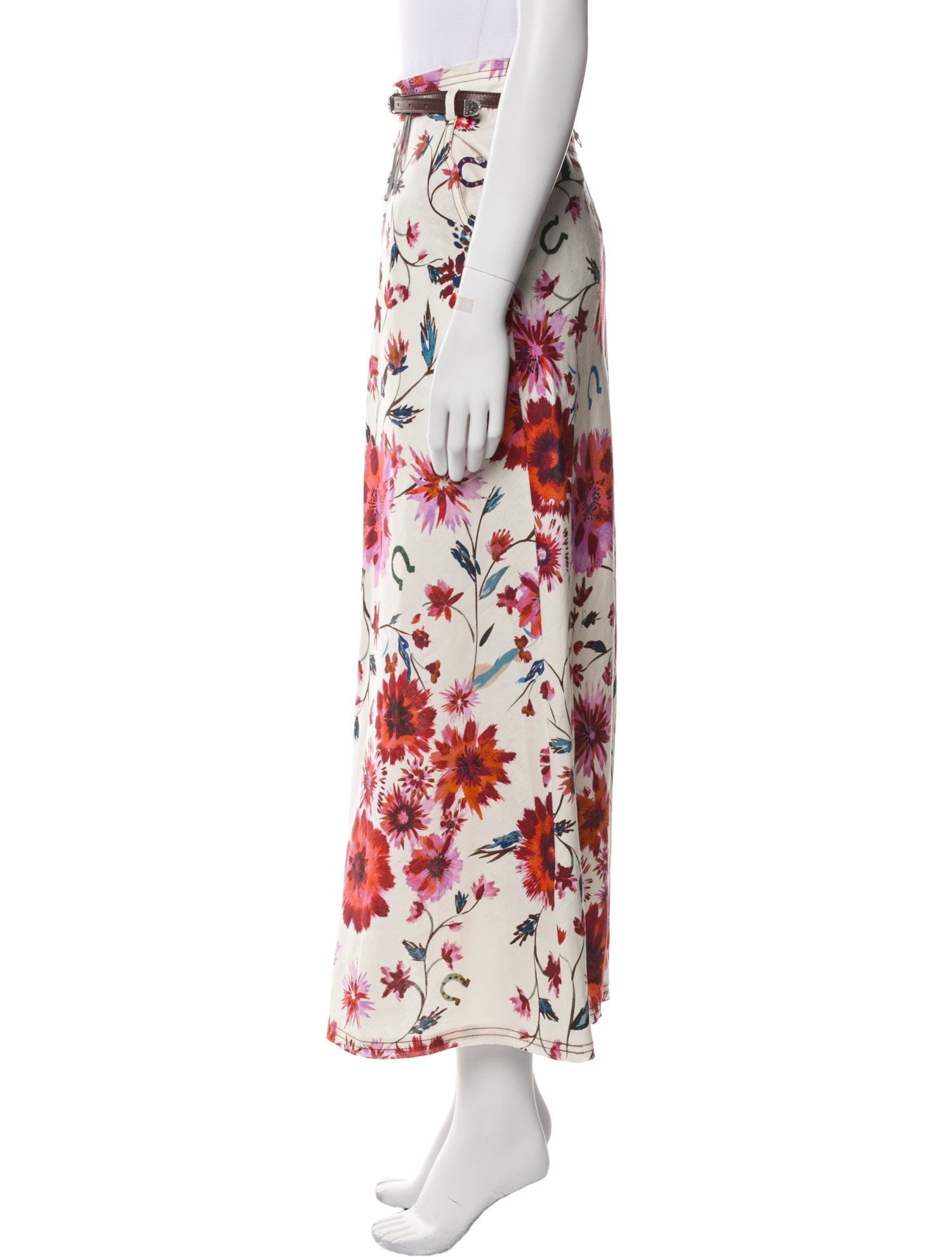 Dorothee Schumacher Linen Midi Length Skirt