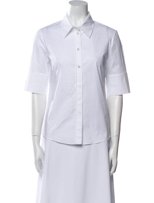 Dorothee Schumacher Short Sleeve Button-Up Top