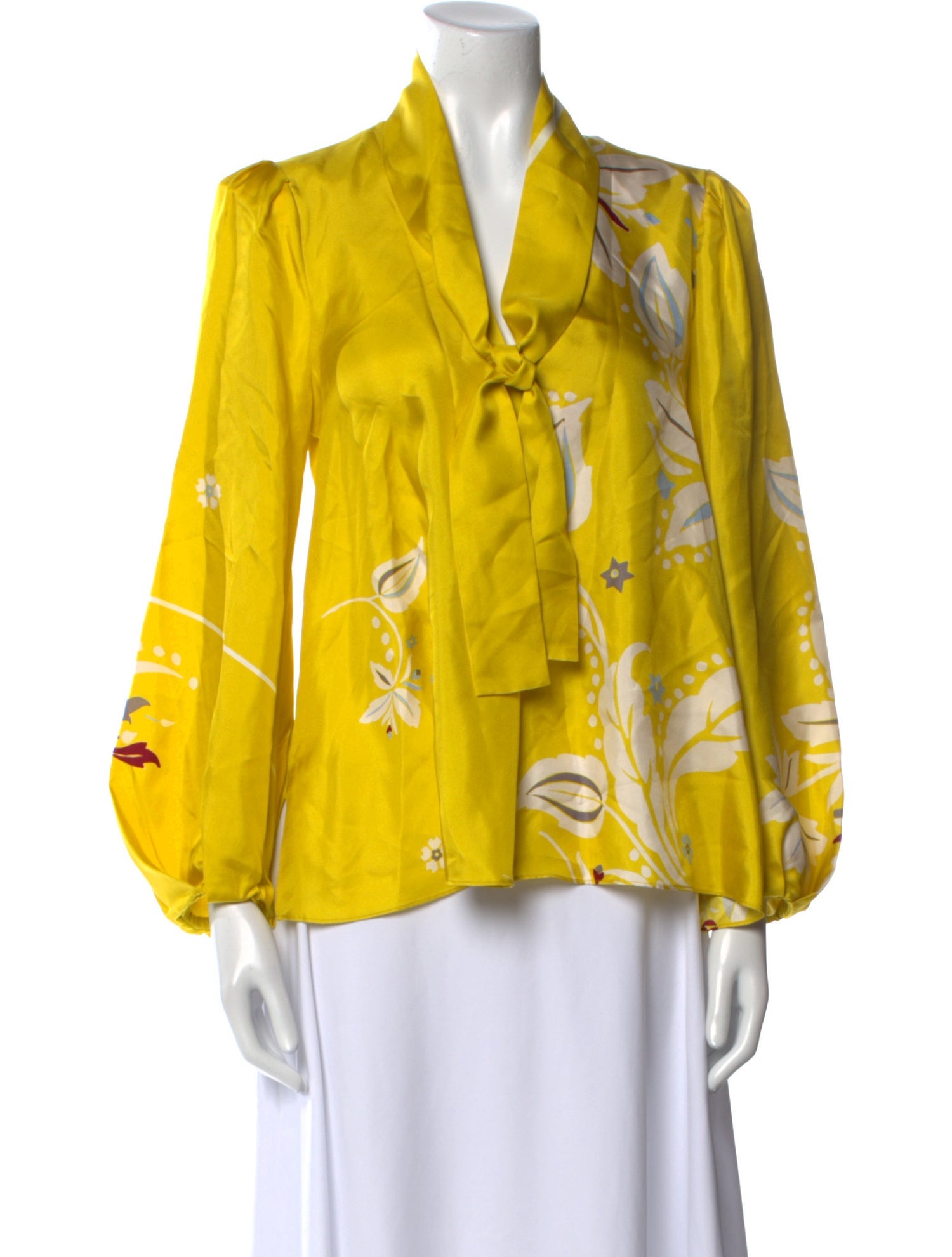 Dorothee Schumacher Silk Floral Print Blouse w/ Tags