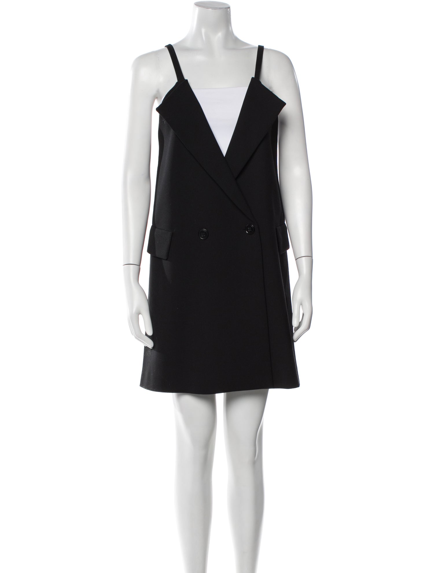 Dorothee Schumacher Plunge Neckline Mini Dress