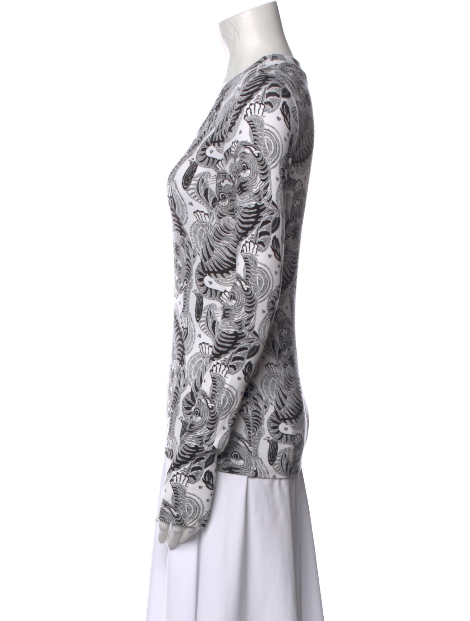 Dorothee Schumacher Printed Scoop Neck Top