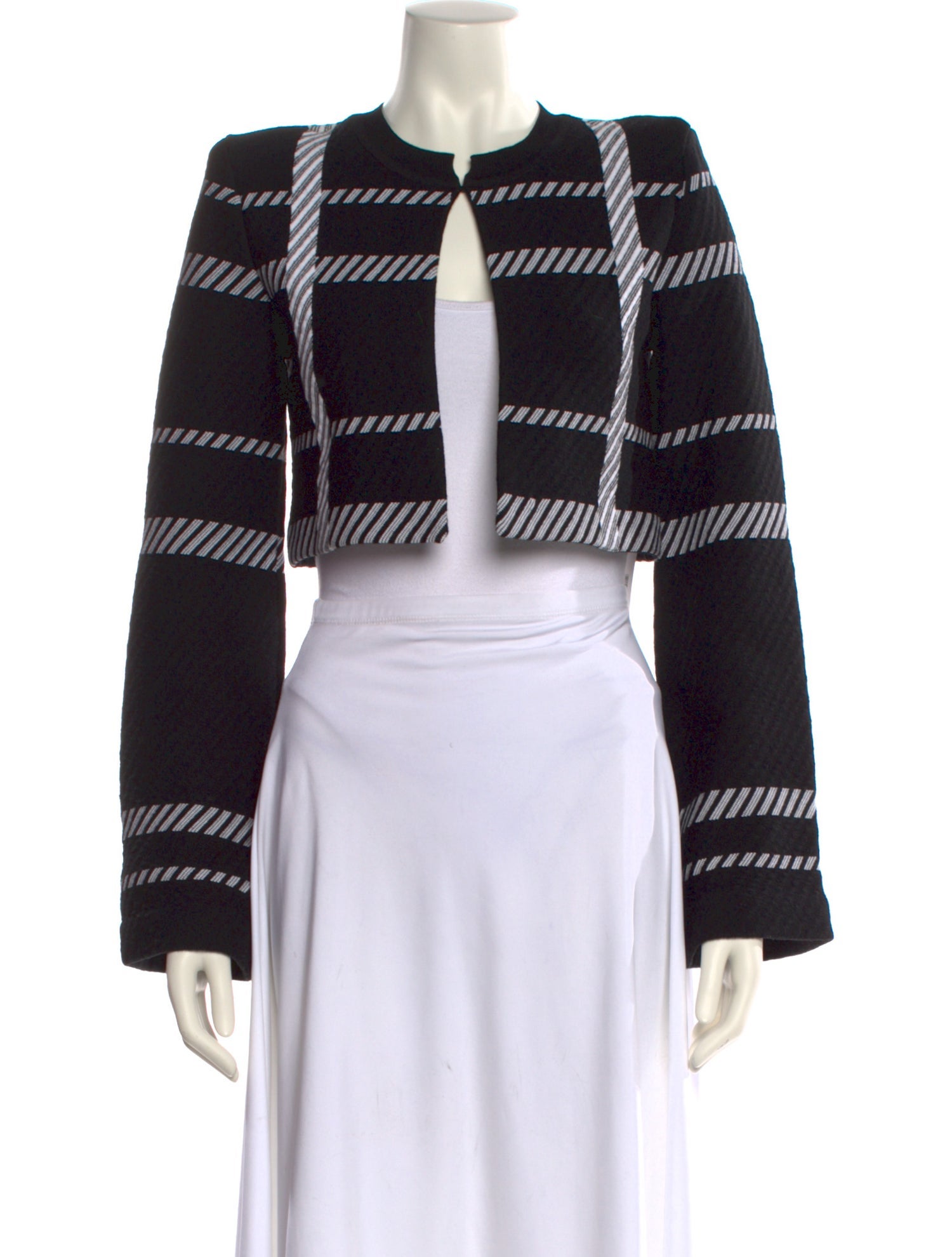 Dorothee Schumacher Wool Plaid Print Sweater