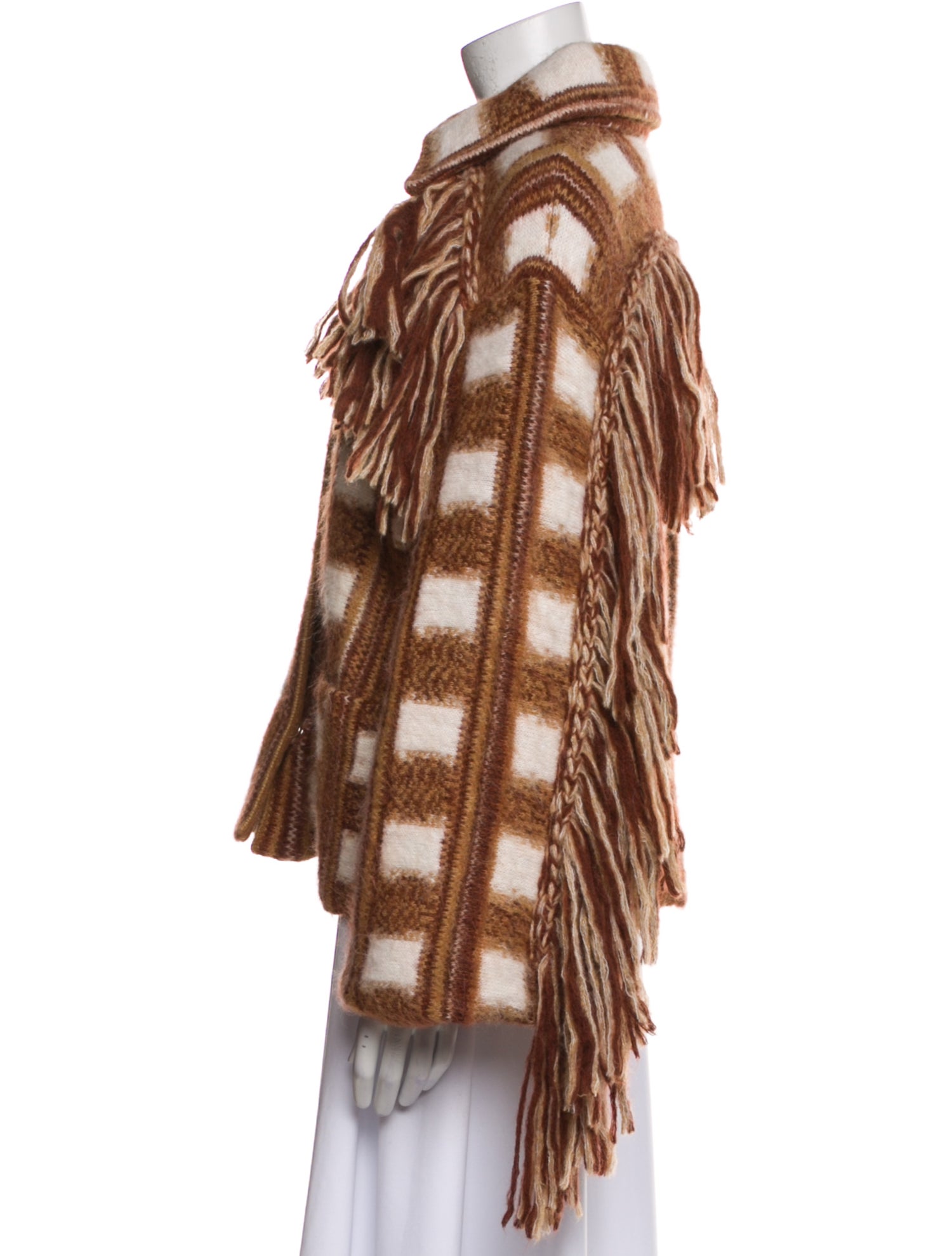 Dorothee Schumacher Alpaca Plaid Print Jacket