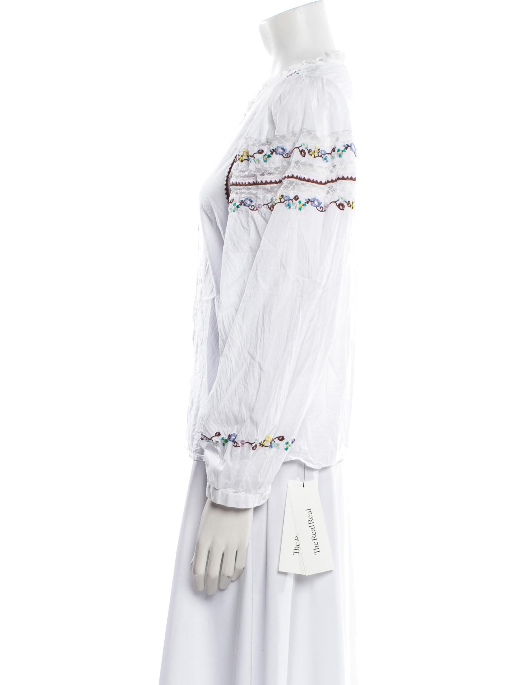 Dorothee Schumacher Three-Quarter Sleeve Button-Up Top