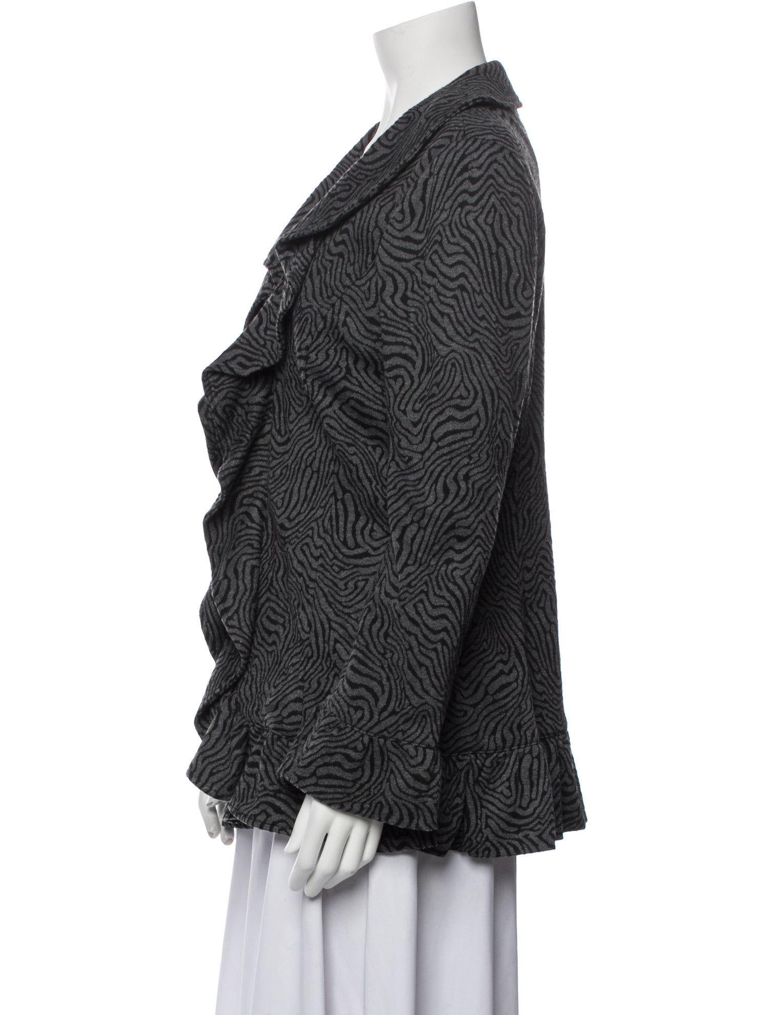 Sandro Studio Printed Coat