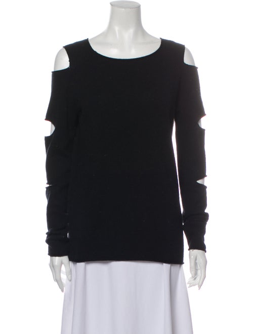 Skull Cashmere Cashmere Scoop Neck Sweater Black