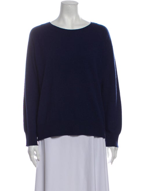Skull Cashmere Cashmere Scoop Neck Sweater Blue
