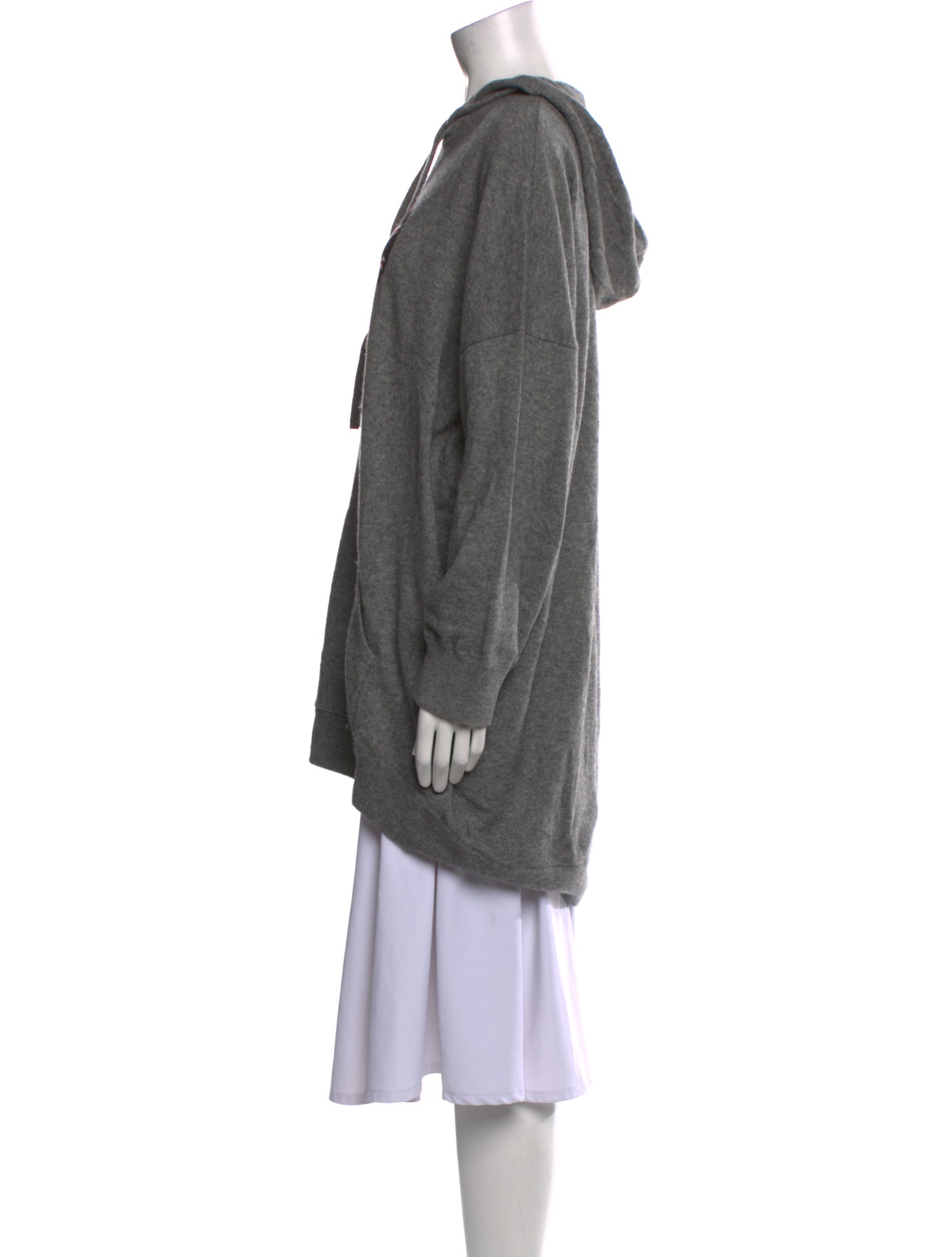 Skull Cashmere Wool Graphic Print Sweater