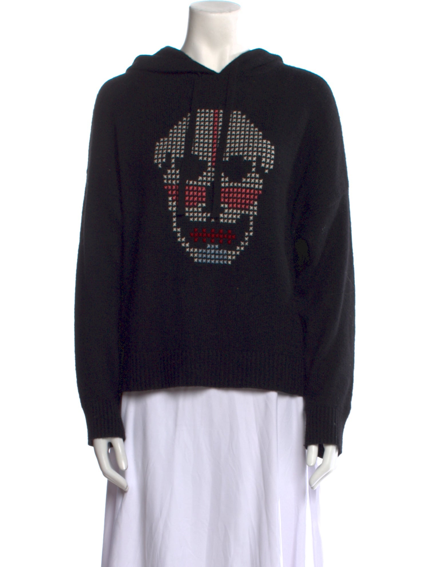 Skull Cashmere Cashmere Graphic Print Sweater
