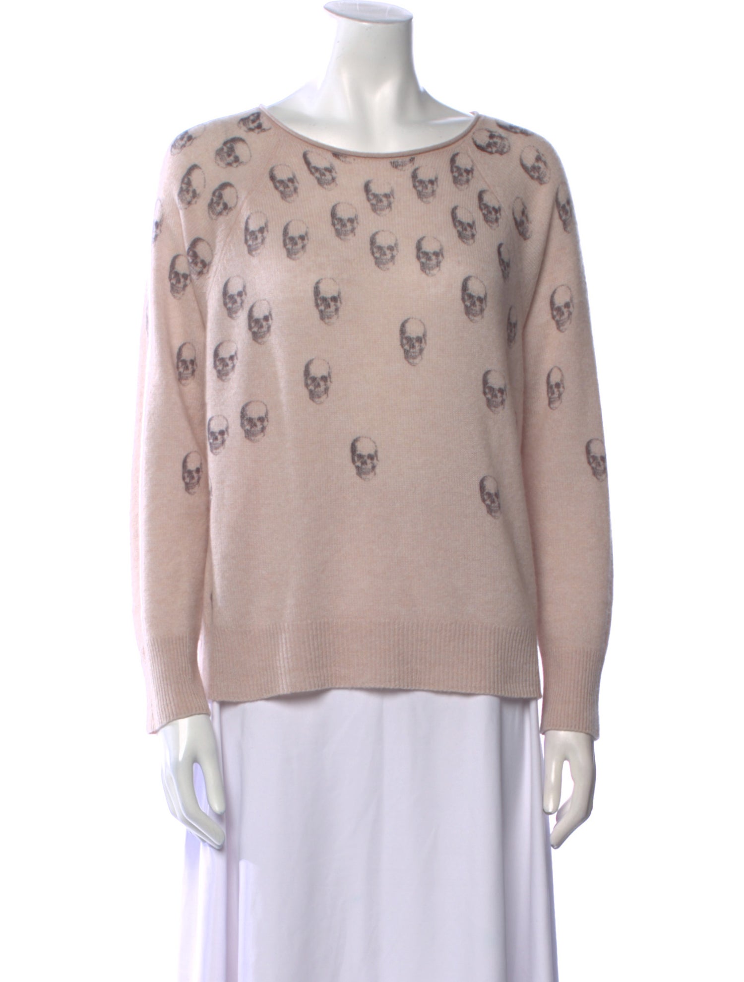 Skull Cashmere Cashmere Graphic Print Sweater