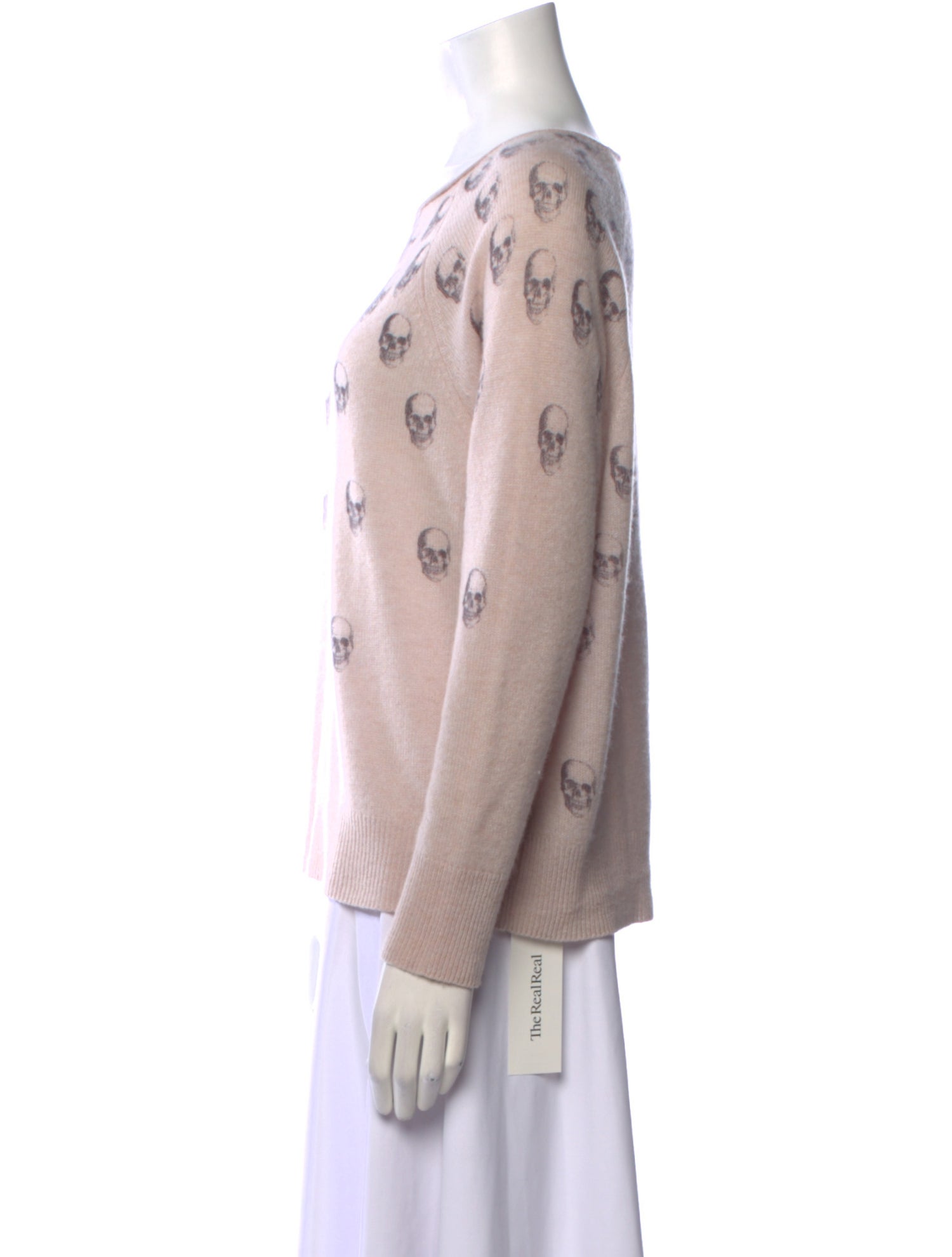 Skull Cashmere Cashmere Graphic Print Sweater