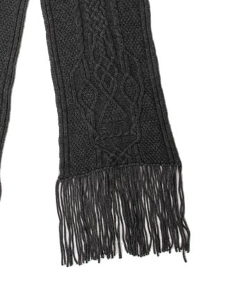 Skull Cashmere Wool Printed Scarf