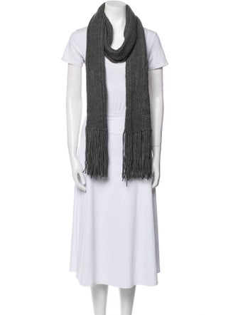 Skull Cashmere Wool Printed Scarf