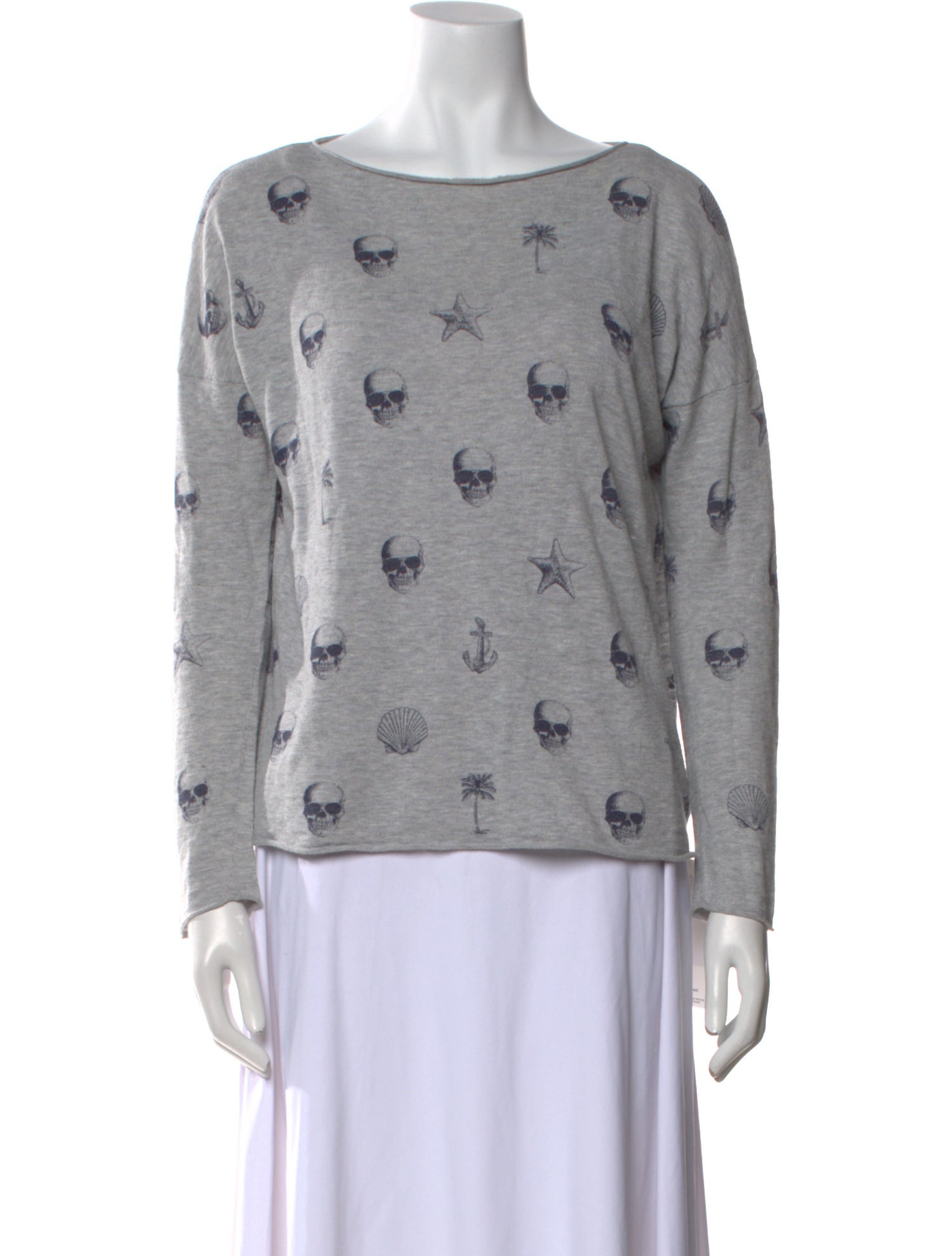 Skull Cashmere Cashmere Printed Sweater