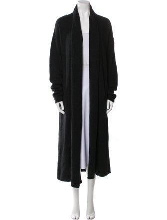 Skull Cashmere Wool Faux Fur Coat
