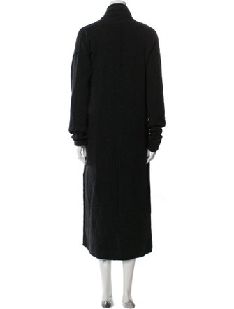 Skull Cashmere Wool Faux Fur Coat