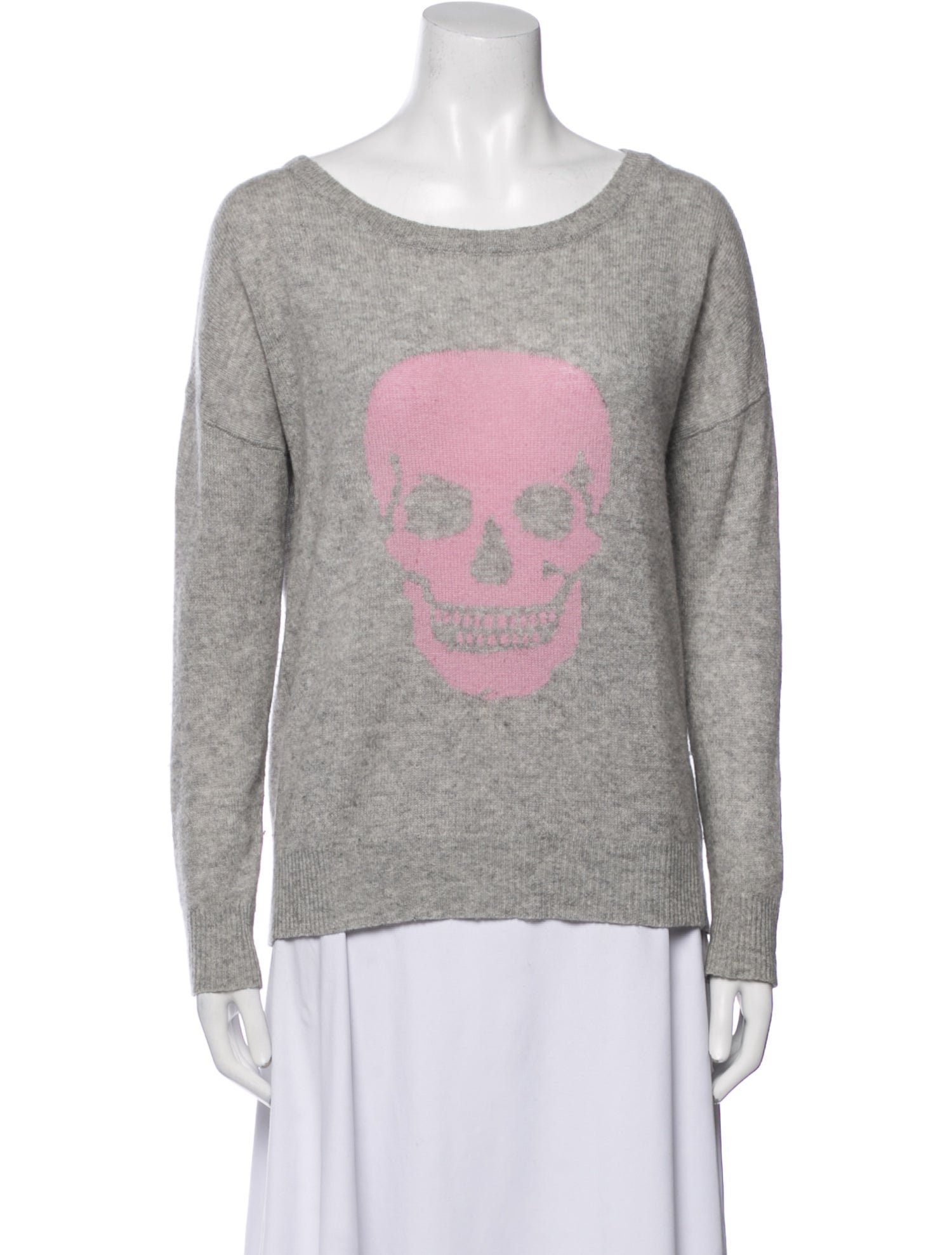 Skull Cashmere Cashmere Graphic Print Sweater