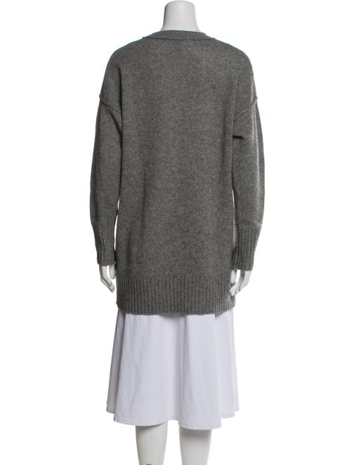 Skull Cashmere Wool Graphic Print Sweater