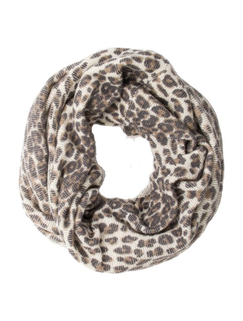 Skull Cashmere Cashmere Animal Print Snood
