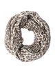 Skull Cashmere Cashmere Animal Print Snood