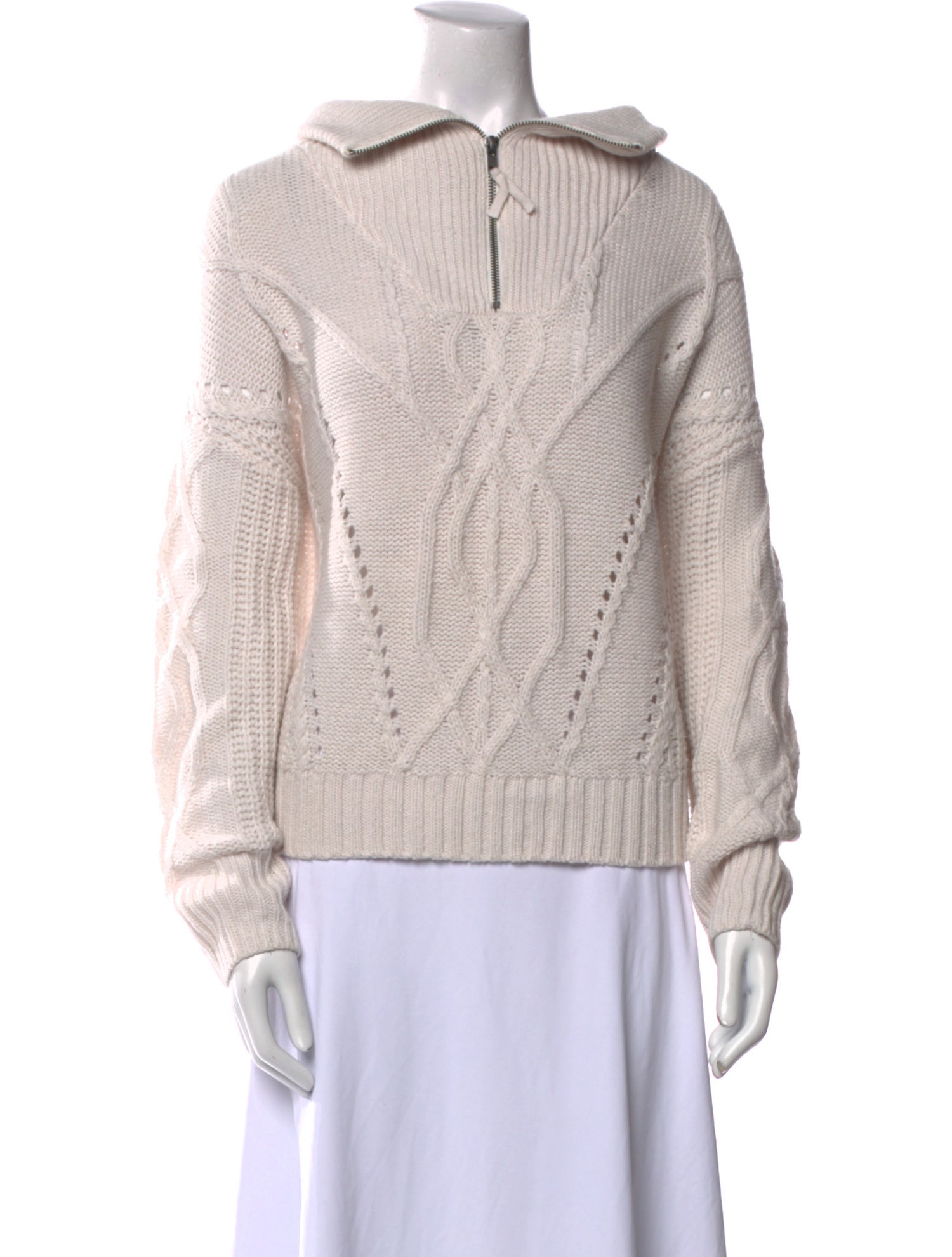 Skull Cashmere Crew Neck Sweater