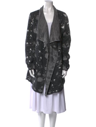 Skull Cashmere Printed V-Neck Sweater