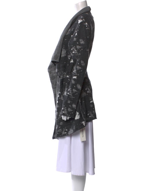 Skull Cashmere Printed V-Neck Sweater