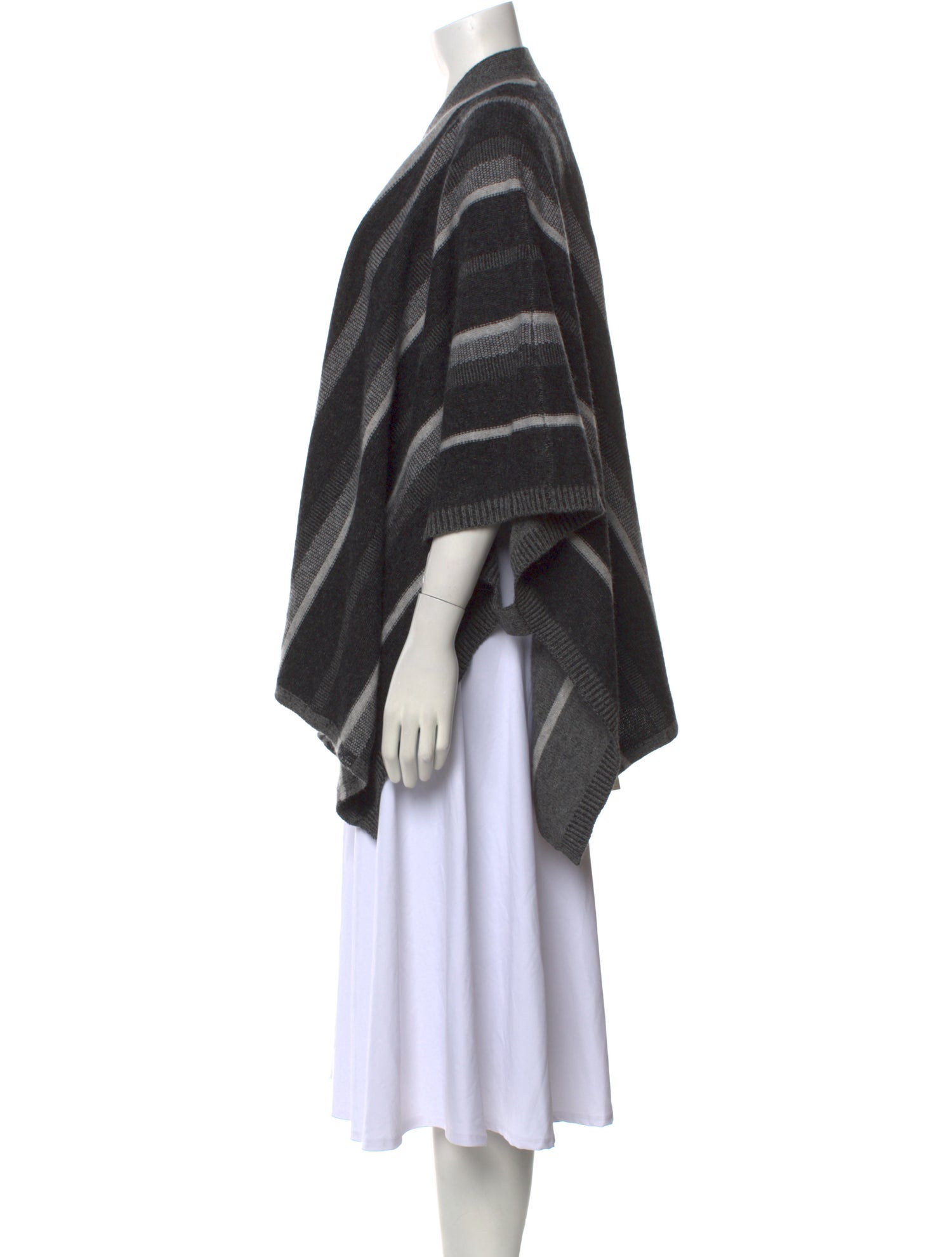 Skull Cashmere Wool Striped Sweater