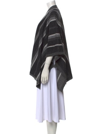 Skull Cashmere Wool Striped Sweater