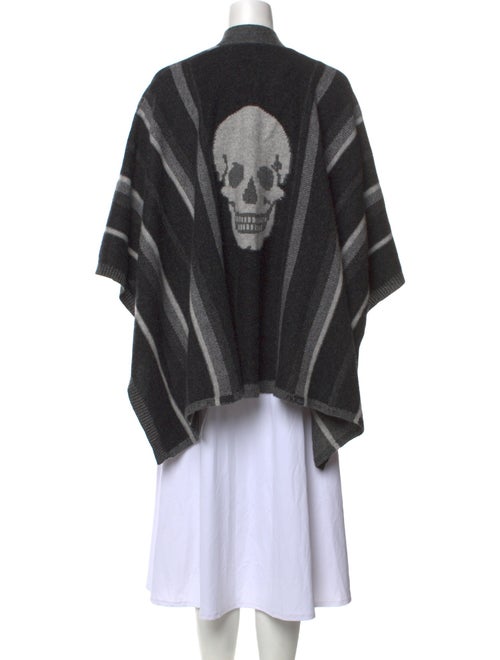 Skull Cashmere Wool Striped Sweater