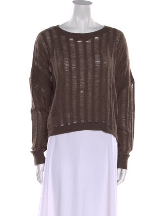Skull Cashmere Cashmere Bateau Neckline Sweater