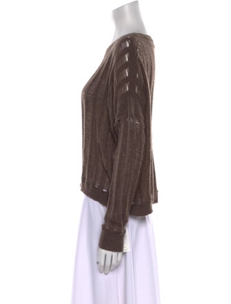 Skull Cashmere Cashmere Bateau Neckline Sweater