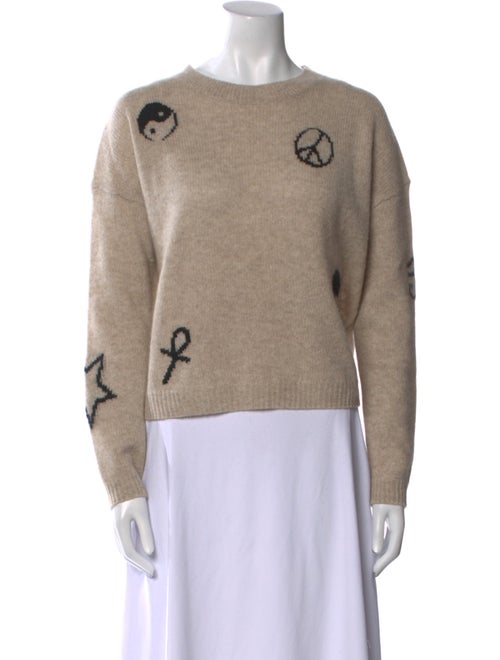 Skull Cashmere Cashmere Graphic Print Sweater
