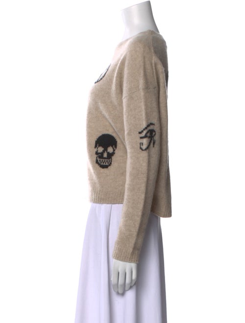 Skull Cashmere Cashmere Graphic Print Sweater