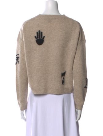 Skull Cashmere Cashmere Graphic Print Sweater